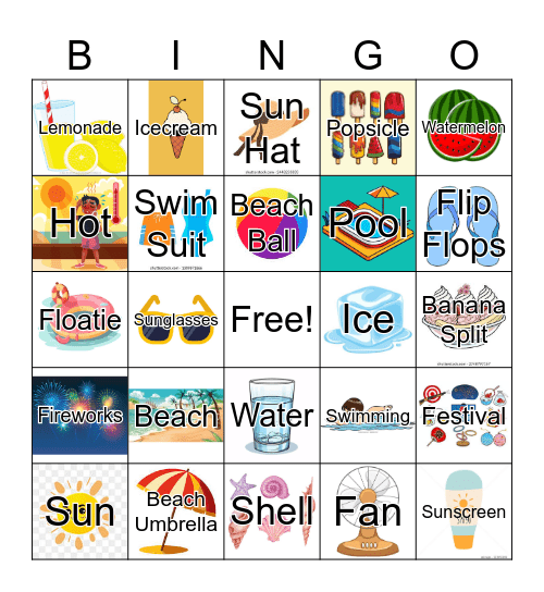 Summer! Bingo Card