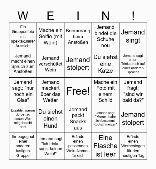 Weinbingo Card