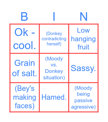 Sync Bingo! Bingo Card