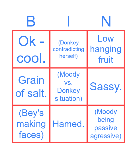 Sync Bingo! Bingo Card