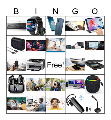 Tech pictures Bingo Card