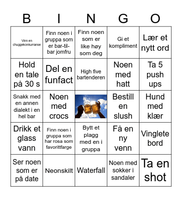 Bar-til-Bar 25.07 Bingo Card