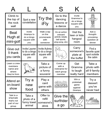 Whale Played Bingo Card