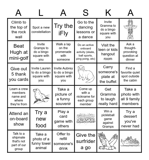 Whale Played Bingo Card