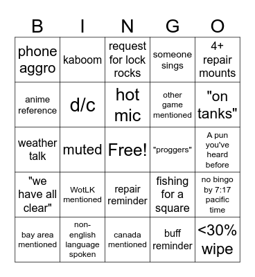return of the crown 2 Bingo Card