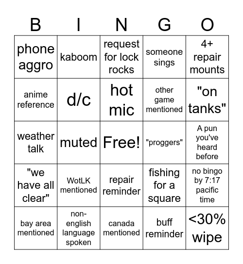 return of the crown 2 Bingo Card