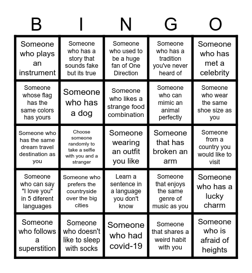 PSN Bingo 2026 Bingo Card