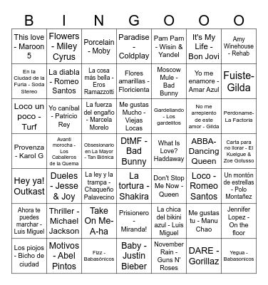 BINGO PAULI FEST Bingo Card