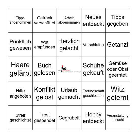 Die letzten zwei Monate Bingo Card