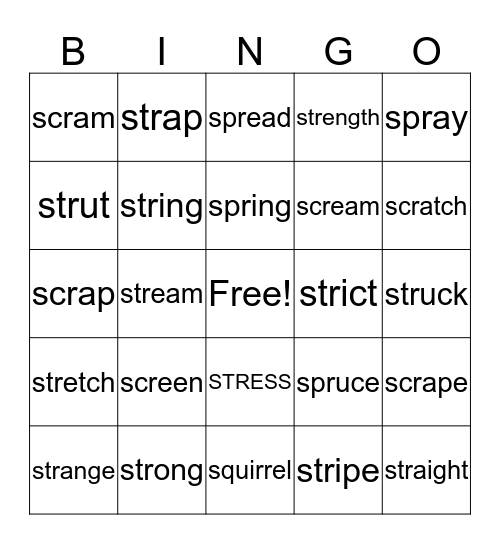 Triple r blends Bingo Card