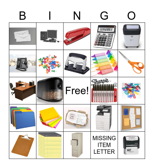 Office Bingo Card