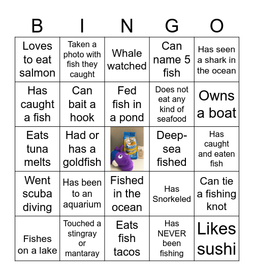 FISH - Play Bingo Card