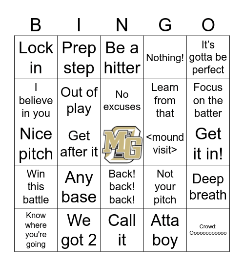 Storm Bingo Card