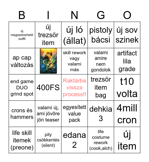 BDO BALL! Bingo Card
