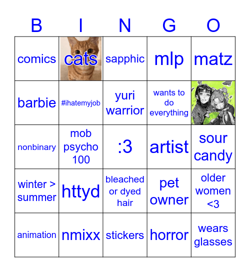 ★rina bingo★ Bingo Card