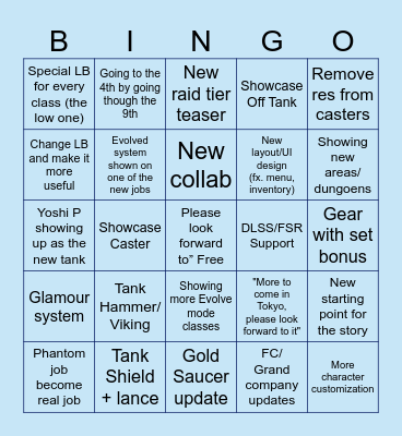 Fanfest Berlin - Evercold Bingo Card