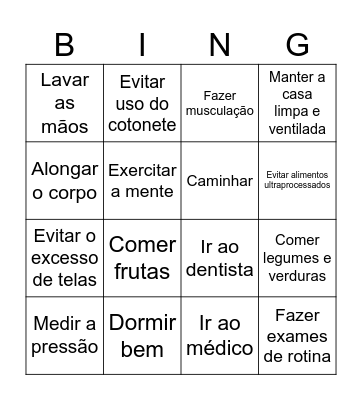 BINGO do GIC! Bingo Card