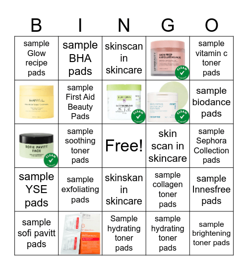 Saturated Saturday Bingo Card