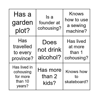 Can you find someone WHO... Bingo Card