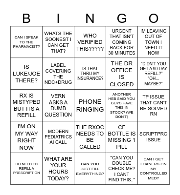 TECH BINGO Card