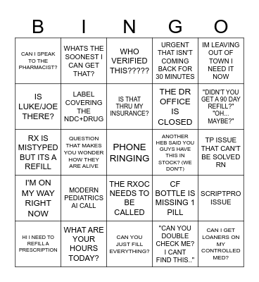 TECH BINGO Card