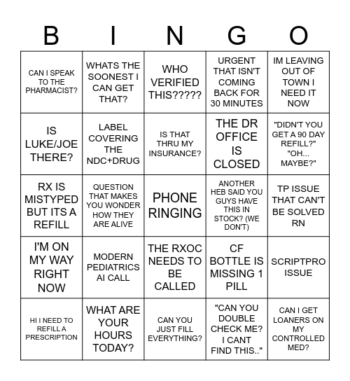 TECH BINGO Card