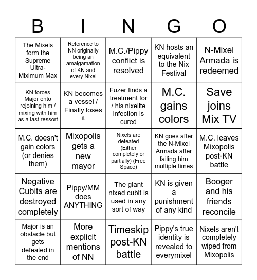 MU:R CH 10 BINGO Card