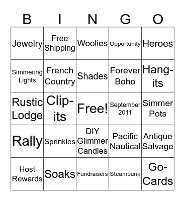 EZ-PZ Pinkgo Bingo Card