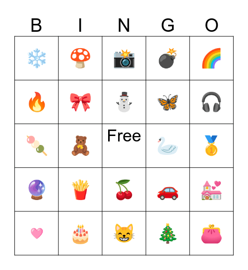 🎀2026🎀 Bingo Card