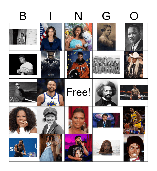 BLACK HISTORY Bingo Card