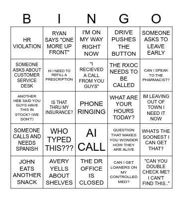 TECH BINGO Card