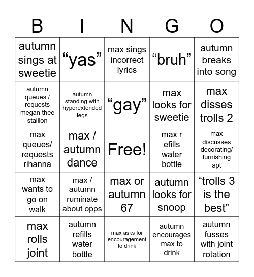 celebrate 5 years of friendship! Bingo Card