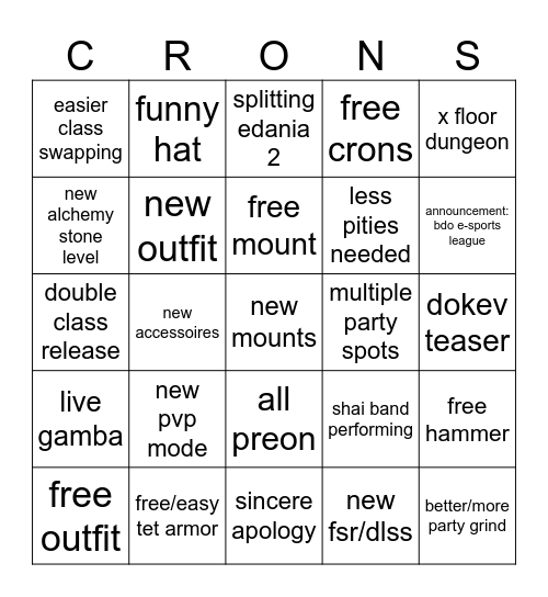 HEIDEL BALL 2026 Bingo Card
