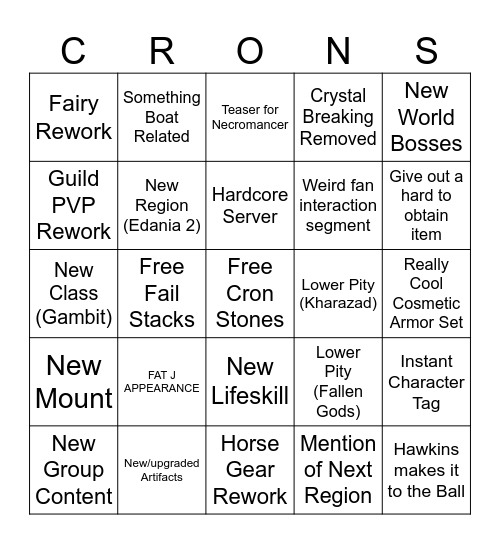 Heidel Ball Bingo Card