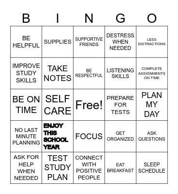 FALL INTO LEARNING Bingo Card