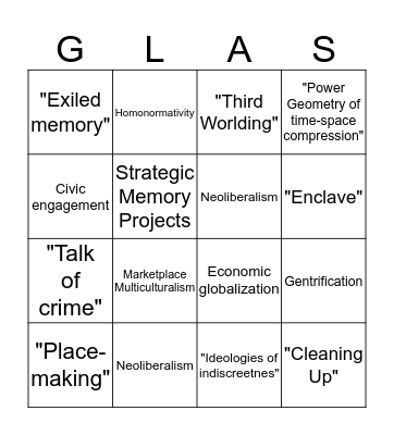 "GLOBAL ASIA IN CHICAGO" PART 1 Bingo Card