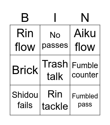 Azure Latch Bingo Card