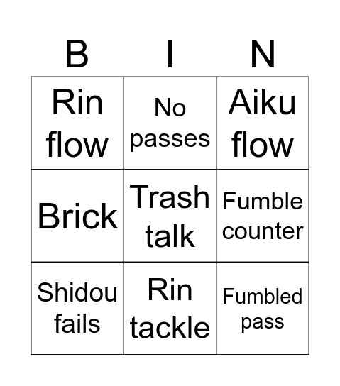 Azure Latch Bingo Card