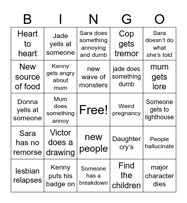 From Bingo Card