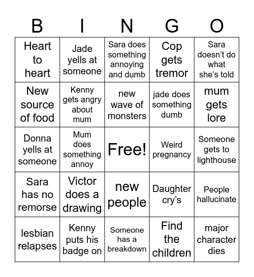 From Bingo Card