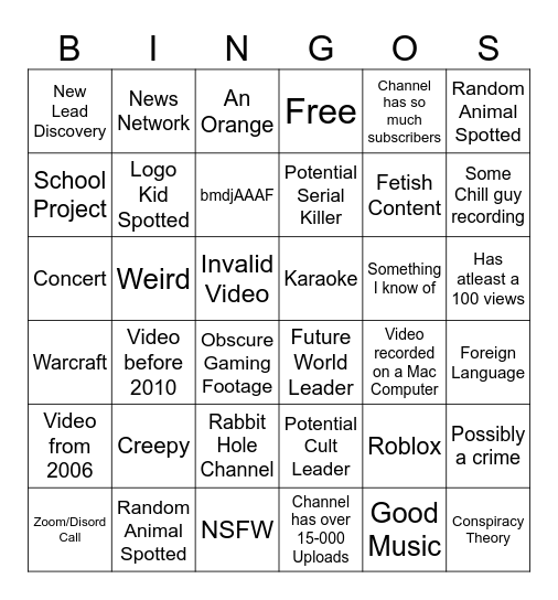 Sebbingo Recycle Lebingo Card
