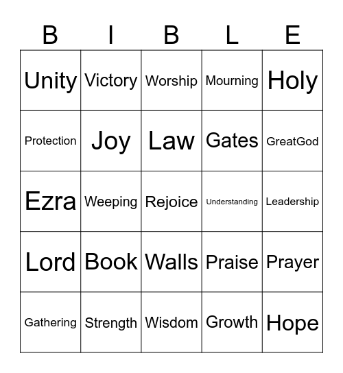 7.26.26 Bingo Card