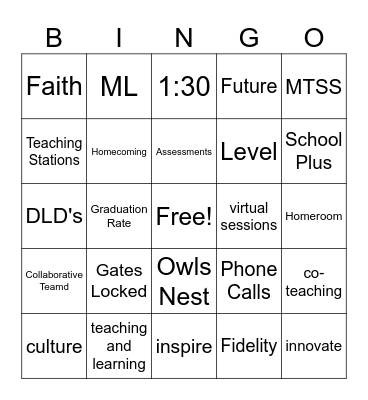 GOC 26-27 Bingo Card