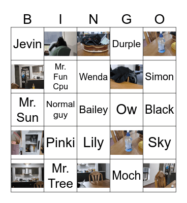 Home Bingo Card