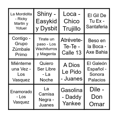 PERSONAL DE BINGO Card