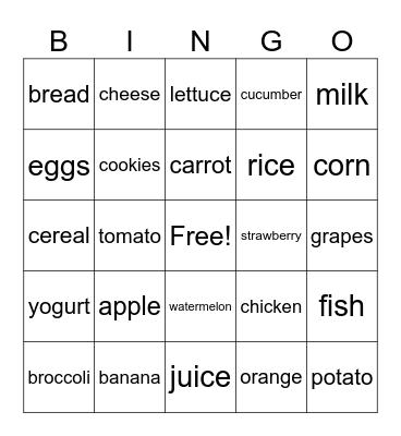 Supermarket Skibidi Finds MmMMmm Bingo Card