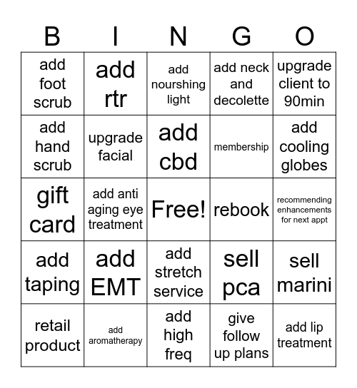 DAILY GOALS Bingo Card