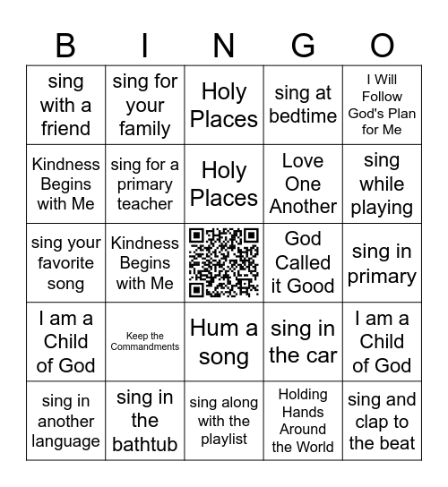 Bring your blackout bingo sheet to Sister Coleman for a prize! for Bingo Card