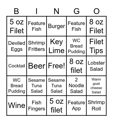 Money Monday Bingo Card