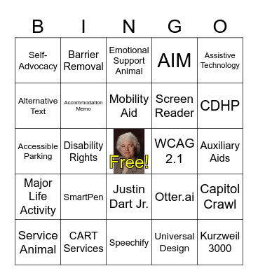 CDHP BINGO Card